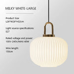lampe suspendue transparente dorée rayures horizontales moderne filament câble électrique 90v 260v 249lm 2000lm
