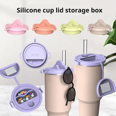 Boîte de rangement multifonction pour tasse Stanley 40oz avec support téléphone