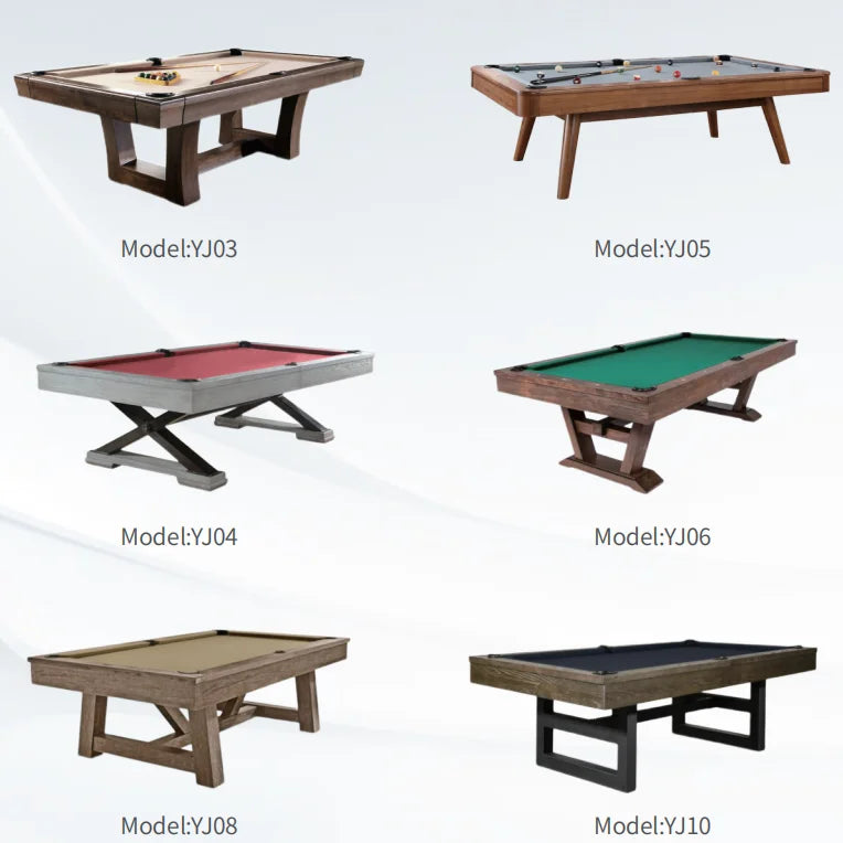 table billard transformable table manger ping pong 7ft 8ft 9ft ardoise bois cuir modernes