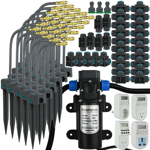 système d'irrigation goutte goutte pompe auto aspirante jardin pot fleur extérieur