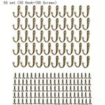 crochets muraux robustes acier inoxydable bronze noir blanc utilisation multiple moderne minimaliste vis fixations