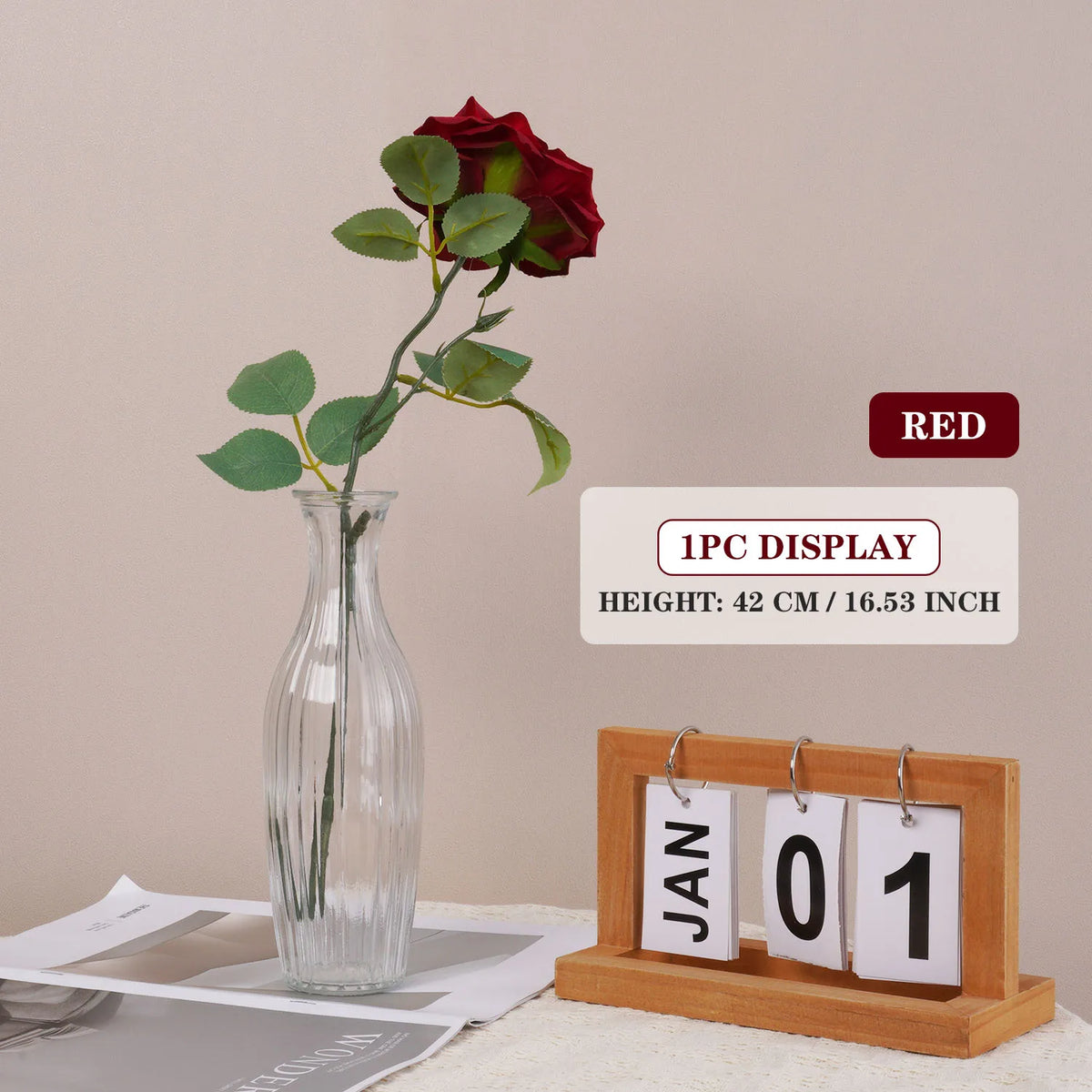 décoration mariage rose artificielle rouge rose verte classique extérieur anniversaire baby shower prénuptiale