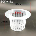 pot plante hydroponique maille plastique blanc noir culture sans sol pépinière