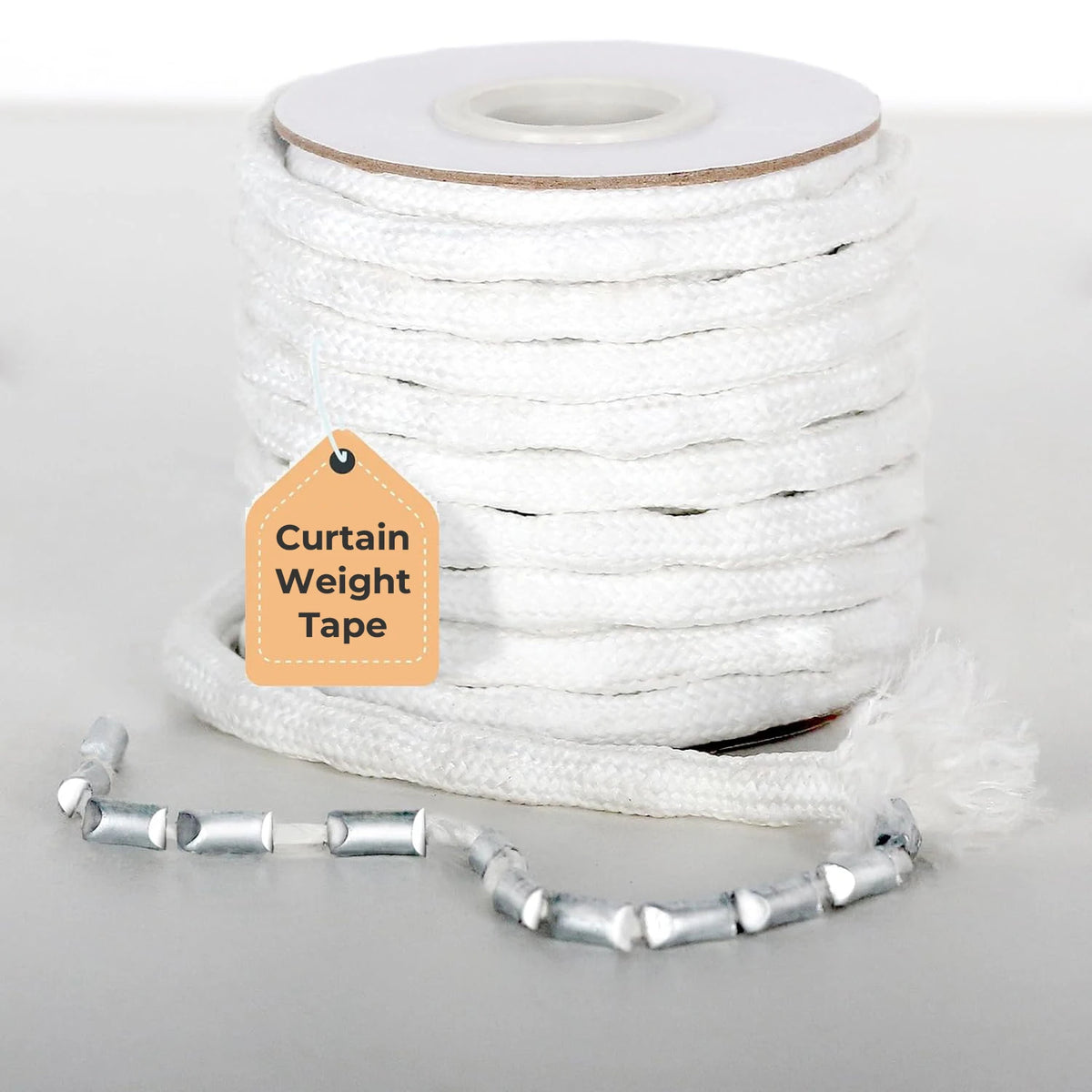 ruban poids rideau blanc texture tissée moderne 10m 15m 20m 22g 30m 55g 96g