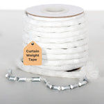 ruban poids rideau blanc texture tissée moderne 10m 15m 20m 22g 30m 55g 96g