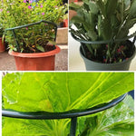 Support plante vert foncé rond moderne ajustable facile fleur intérieur