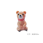 ornements maison figurines animaux céramique couleurs variées cartoon motifs simples