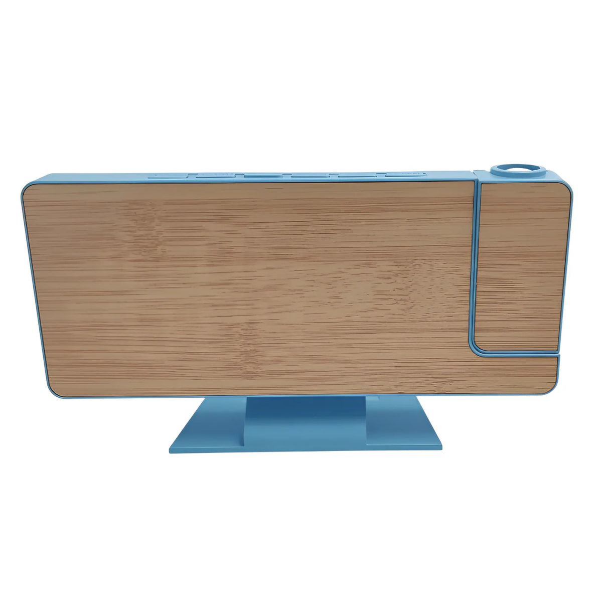 projecteur horloge multifonctionnelle bois naturel blanc mat vert mat minimaliste support table