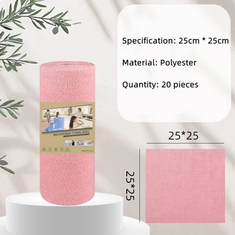 serviettes cuisine réutilisables microfibre rose bleu vert gris modernes tringle bois