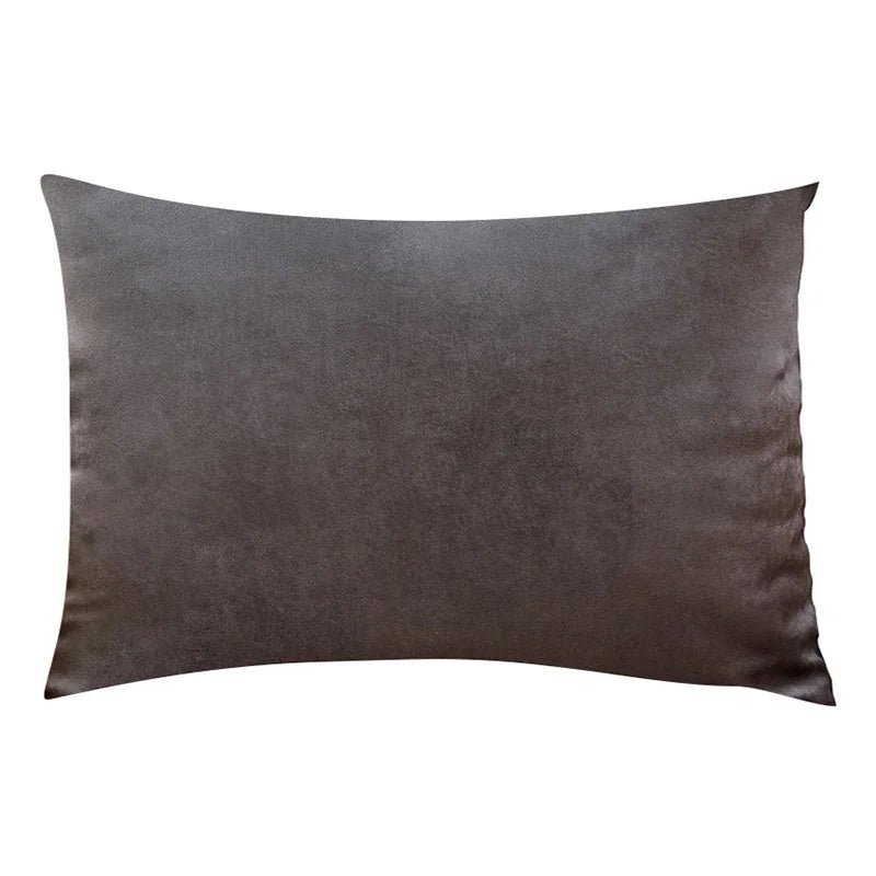 housse coussin velours uni 30x50 cm décoration salon canapé chambre moderne couleur violette
