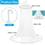 filet protection moustiques blanc maille hexagonale moderne adhésif scotch tape vis crochet 60x250x1050cm