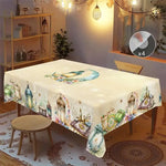 nappe polyester coton or blanc noire motifs islamiques classique adhésive noël grâce nouvel an