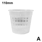 pot plante transparent moderne grille drainage plateau support lignes verticales plastique