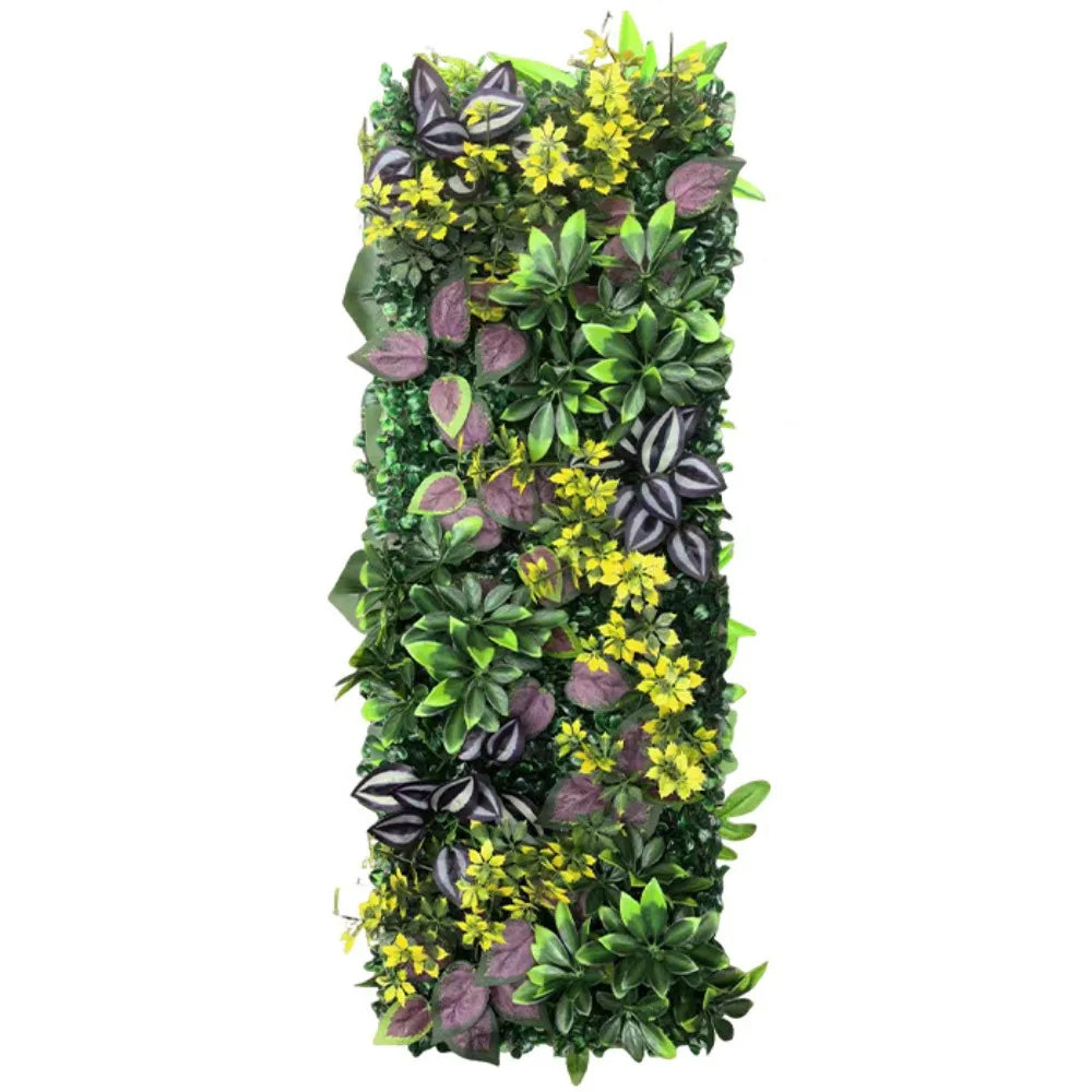 tapis fleurs artificielles décoration intérieure moderne végétal branches feuilles diverses opaques anniversaire fixations murales