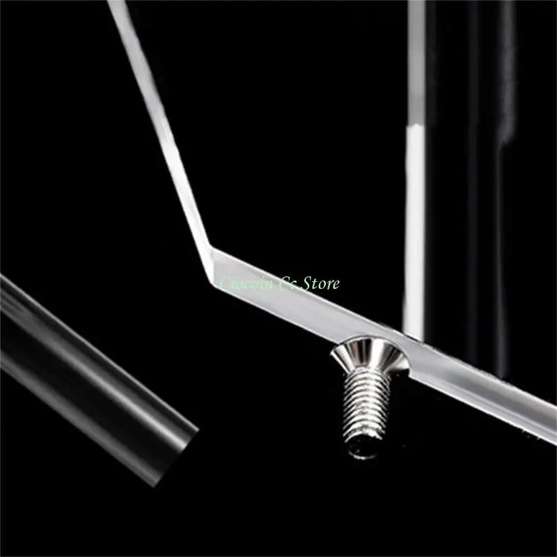 présentation transparente moderne support bijoux transparent sans motif grille tailles