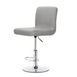 housse chaise tissu géométrique moderne gris poignée serrage chaise banquêt mariageôtel plage