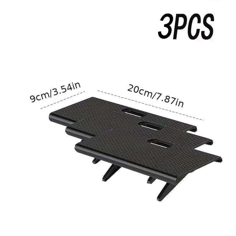 support tablette moderne fibre carbone noir réglable clips magnétiques table ordinateur