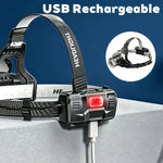 lampe frontale led rechargeable noire ajustable plein air 1000lm étanche modes luminosité différents certifications
