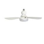 ventilateur lampe led blanc moderne facile chambre salon cuisine