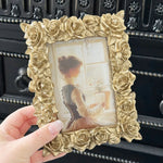 cadre photo or rose relief classique vintage décoration maison photo adult unisexe visibleintérieur deuxidentiques