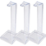 porte clés support transparent moderne plastique sans motif chaines métalliques