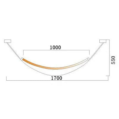 suspension lumineuse moderne marron clair blanc clips dorés 100cm 120cm 150cm 170cm lumière froide