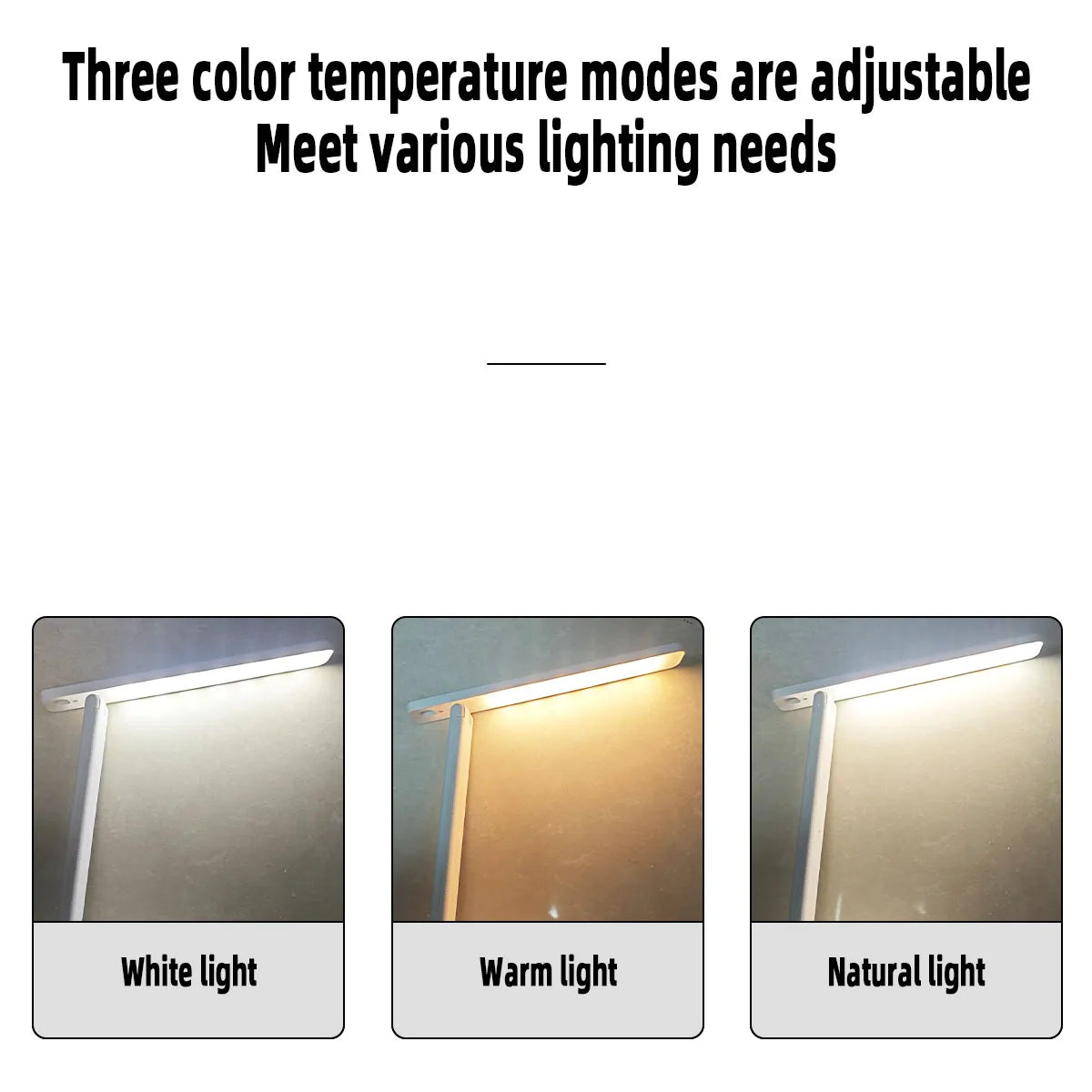 lampe pliable led réglable tactile blanc moderne minimaliste charge usb oculaire protection étudiants chambre