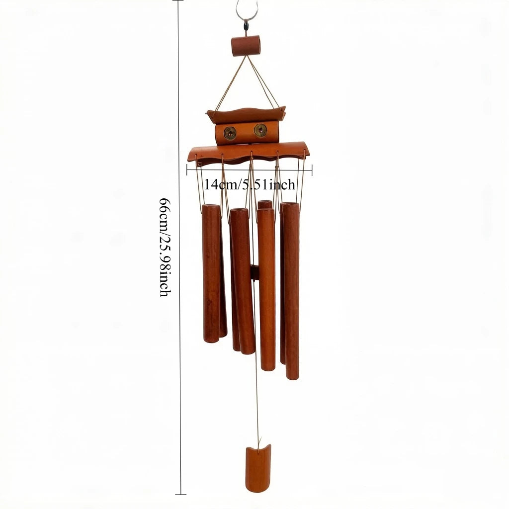 cloche vent bambou traditionnelle relaxation jardin relaxation patio détente relaxationextérieur ambiance maison brune claire