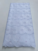 tissu brodé noir doré strass occasion party voile coton largeur 51 52 inches dentelle