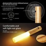 lampe chevet bois naturel blanc texture moderne minimaliste aimant port charge type