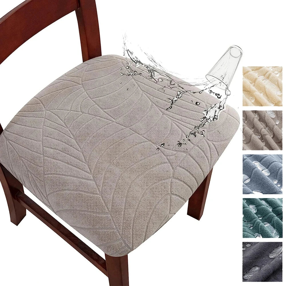 coussin chaise beige imprimé feuille moderne adhésif polyestere elasthanne usage mariage banquete