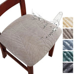 coussin chaise beige imprimé feuille moderne adhésif polyestere elasthanne usage mariage banquete