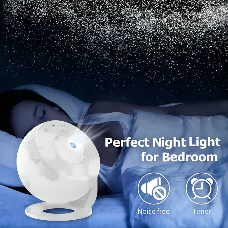 projecteur d'étoiles blanc moderne veilleuse éclairage nuit chambre enfant vacances instructions