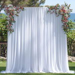 rideau fond blanc rose plissé drapé classique maison opacité tringle decoration