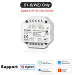 pilote led dimmable 12v 24v triac pwm moderne certifié rohs abs blanc
