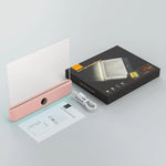 lampe lecture led rechargeable mode tactile intensité variable noir rose blanc moderne minimaliste
