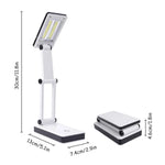 lampe table pliable moderne blanc noir mat adaptateur câble usb