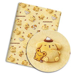 coussin kawaii personnages mignons pompompurin hello kitty my melody jaune rose bleu clair
