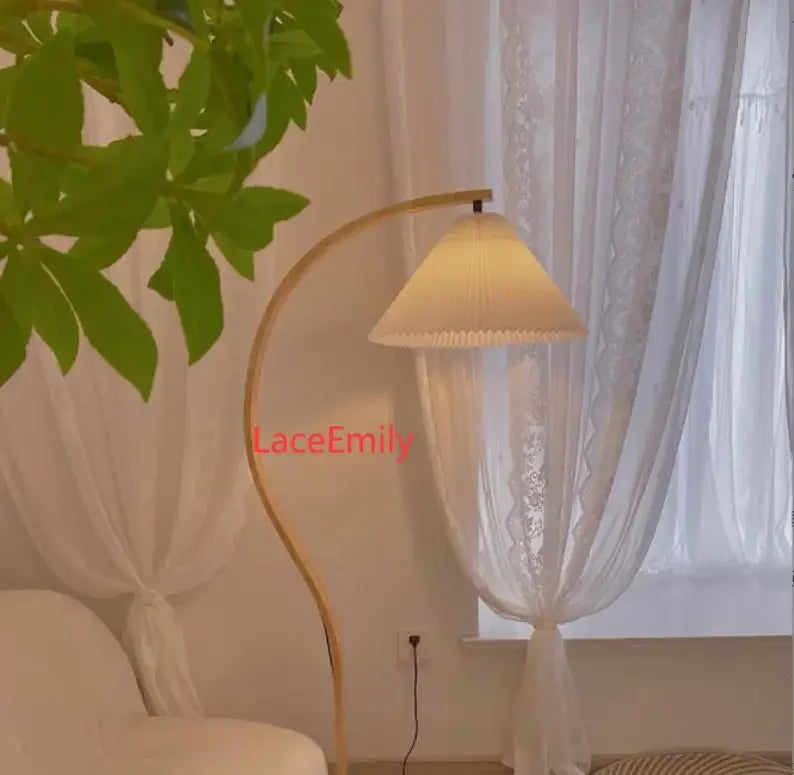 rideau blanc dentelle transparent classique haute absorption scène enfants mariageDecoration