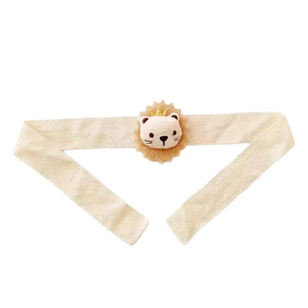 accessoires fenêtre enfant décor animaux lion ours fleurs tissu coton adhésif mignonnette