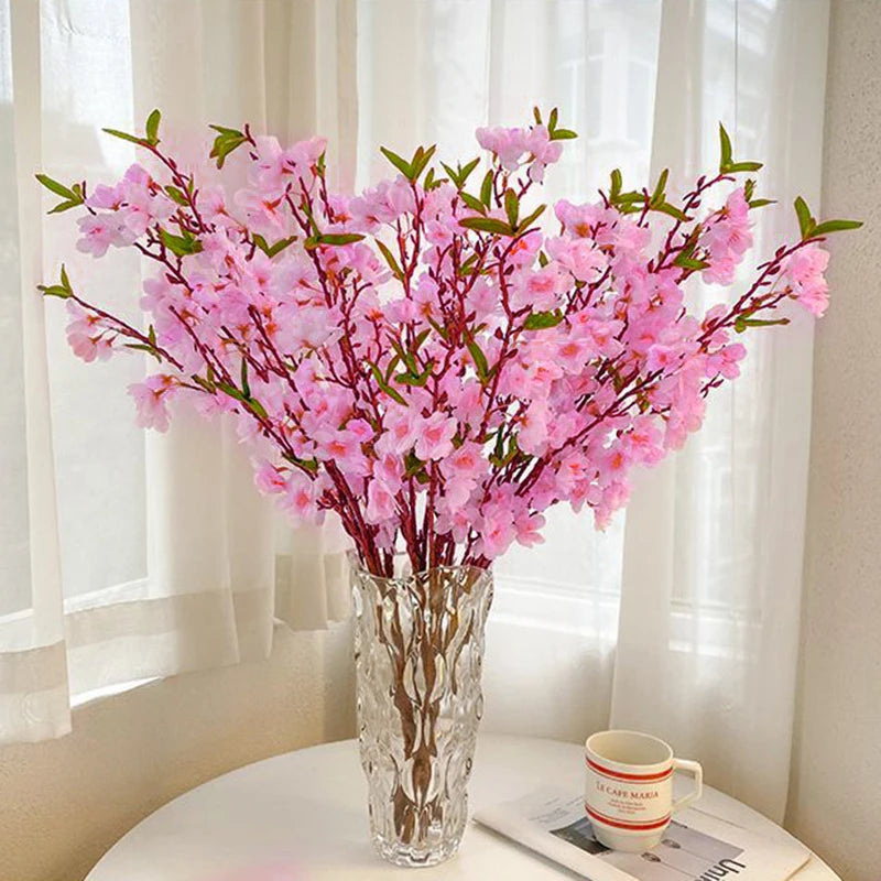 bouquet artificiel fleurs simples modernes vase intérieur décoration maison anniversaire mariage