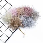 plantes artificielles couronnes fleurs multicolores decoration exterieur naturel branche exposition festive