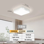lampe carrée moderne blanc mat clips led facile chambre salon