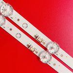 barres lumineuses led blanc rouge surface lisse industrielle technique 546mm 3v