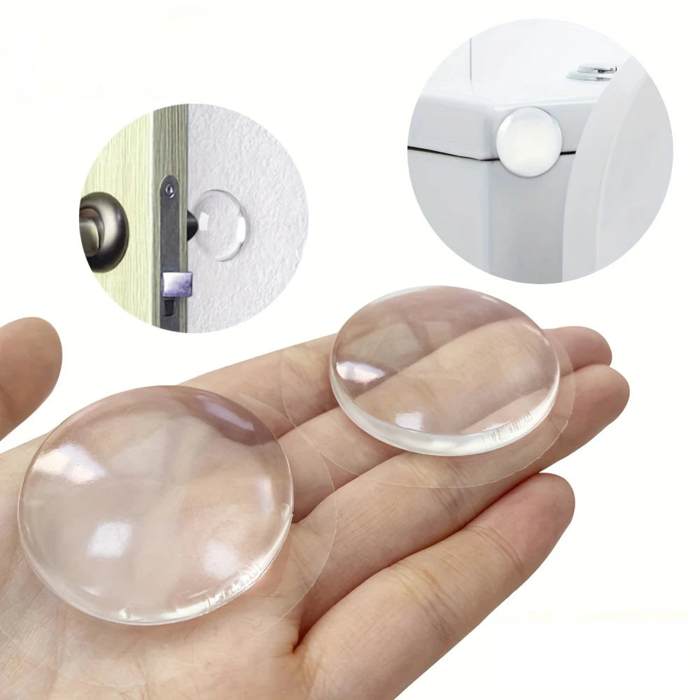 protecteurs porte transparents adhésifs silencieux anti collision pièces rond lisses modernes
