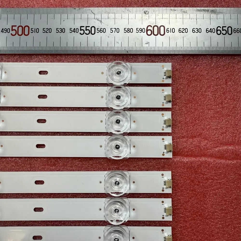 bandes led blanc moderne connecteurs électriques aluminium réutilisable 500mm 660mm