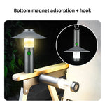 lampe camping led rechargeable étanche aimant crochet portable moderne gris métallique abs cale six
