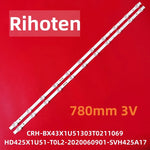 ruban led blanc moderne 780mm 3v connecteurs fixation led 11 blancs