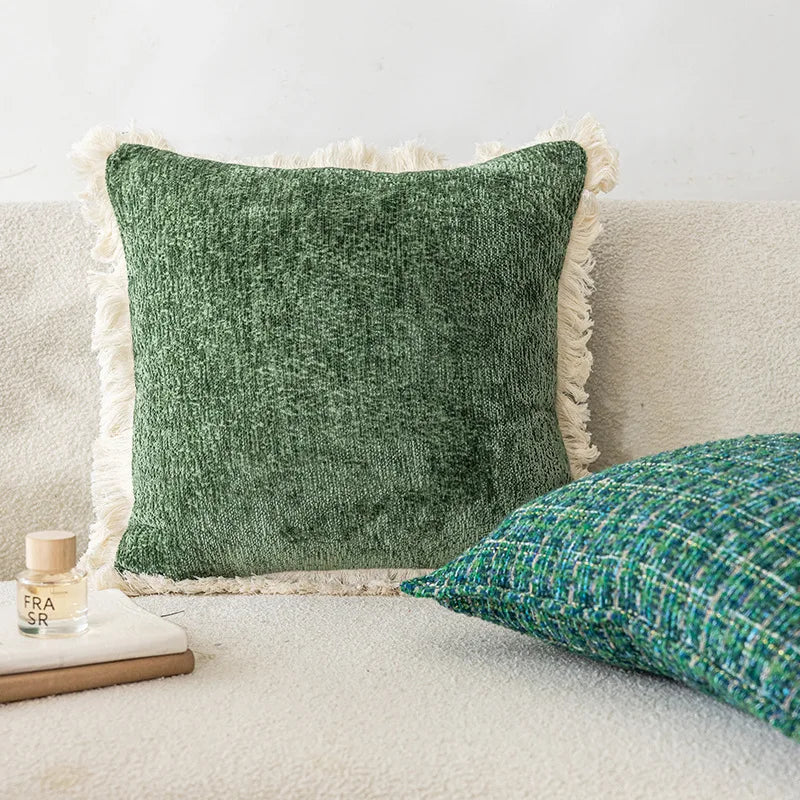 taies d'oreiller fleurées modernes polyester 100% 30x50cm 45x45cm decoration lit salon