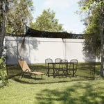 filet anti moustiques noir moderne fixé cordons usage extérieur maison grande taille pliable traité